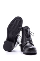 Women's Lace-Up Leather Boots | Derimod Women's Lace-Up Leather Boots | Derimod