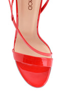 Women's Patent Leather Heeled Sandals | Derimod Women's Patent Leather Heeled Sandals | Derimod