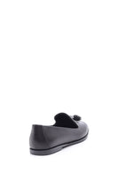 Women's Feather Detailed Leather Loafer | Derimod Women's Feather Detailed Leather Loafer | Derimod