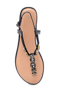 Women's Casual Stone Detailed Sandals | Derimod Women's Casual Stone Detailed Sandals | Derimod