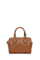 Woman Taba Long-Strap Leather Shoulder Bag | Derimod Woman Taba Long-Strap Leather Shoulder Bag | Derimod