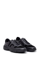 Erkek Süet Detaylı Deri Sneaker | Derimod Erkek Süet Detaylı Deri Sneaker | Derimod