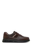 Men's Brown Lace-Up Leather Casual Sneaker | Derimod Men's Brown Lace-Up Leather Casual Sneaker | Derimod
