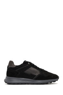 Erkek Siyah Bağcıklı Deri Sneaker | Derimod Erkek Siyah Bağcıklı Deri Sneaker | Derimod