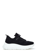 Kadın Siyah Kalın Tabanlı Kumaş Sneaker | Derimod Kadın Siyah Kalın Tabanlı Kumaş Sneaker | Derimod
