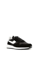 Men's Black Lace-up Leather Sneaker | Derimod Men's Black Lace-up Leather Sneaker | Derimod