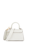 Geox Women's White Ciclaminia Leather Crossbody Bag | Derimod Geox Women's White Ciclaminia Leather Crossbody Bag | Derimod