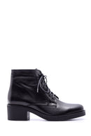 Women's Lace-Up Leather Boots | Derimod Women's Lace-Up Leather Boots | Derimod