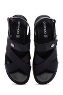 Women's Black Comfort Sandals | Derimod Women's Black Comfort Sandals | Derimod