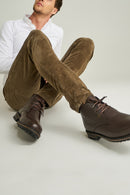 Lace-Up Men's Leather Boots | Derimod Lace-Up Men's Leather Boots | Derimod