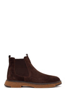 Male Brown Suede Chelsea Boots | Derimod Male Brown Suede Chelsea Boots | Derimod