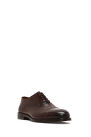 Men's Brown Lace-up Leather Classic Shoe | Derimod Men's Brown Lace-up Leather Classic Shoe | Derimod