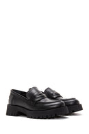 Women's Black Leather Loafer | Derimod Women's Black Leather Loafer | Derimod