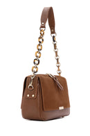 Women's Tan Long Strap Crossbody Bag | Derimod Women's Tan Long Strap Crossbody Bag | Derimod