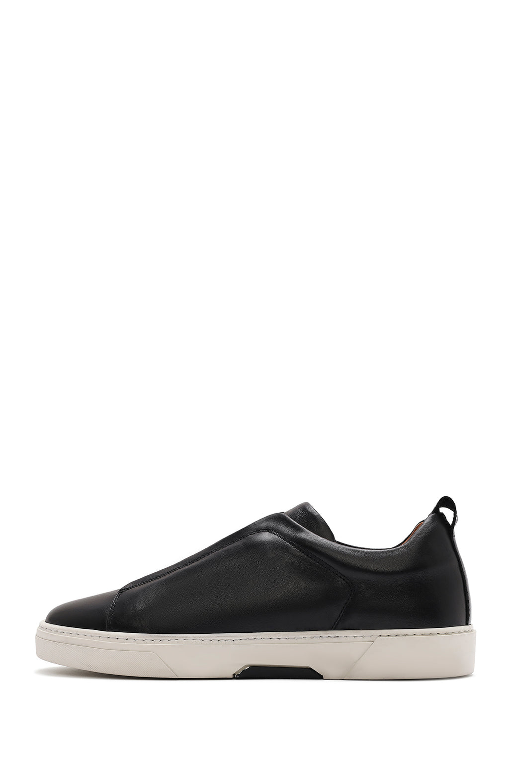 Erkek Siyah Deri Sneaker