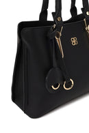 Woman Black Classic Shoulder Bag with Long Strap | Derimod Woman Black Classic Shoulder Bag with Long Strap | Derimod