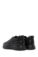 Erkek Siyah Bağcıklı Deri Casual Sneaker | Derimod Erkek Siyah Bağcıklı Deri Casual Sneaker | Derimod