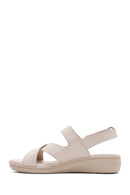 Women's Beige Comfort Sandals | Derimod Women's Beige Comfort Sandals | Derimod