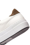 Women's Beige Leather Sneaker | Derimod Women's Beige Leather Sneaker | Derimod