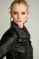 Daniela Women's Leather Jacket | Derimod Daniela Women's Leather Jacket | Derimod
