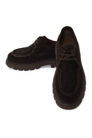 Male Brown Lace-Up Thick-Soled Suede Casual Shoes | Derimod Male Brown Lace-Up Thick-Soled Suede Casual Shoes | Derimod