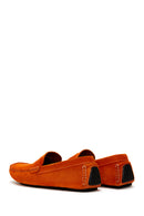Erkek Turuncu Süet Deri Loafer | Derimod Erkek Turuncu Süet Deri Loafer | Derimod