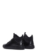 Erkek Siyah Deri Bilekli Sneaker | Derimod Erkek Siyah Deri Bilekli Sneaker | Derimod