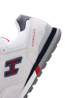 Hammer Jack Erkek Beyaz-Kırmızı Süet Deri Chile M Sneaker | Derimod Hammer Jack Erkek Beyaz-Kırmızı Süet Deri Chile M Sneaker | Derimod