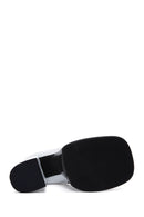 Women's White Leather Platform High Heel Boots | Derimod Women's White Leather Platform High Heel Boots | Derimod
