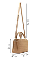 Women's Brown Long Strap Printed Sleeve Bag | Derimod Women's Brown Long Strap Printed Sleeve Bag | Derimod