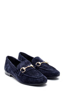 Kadın Süet Toka Detaylı Loafer | Derimod Kadın Süet Toka Detaylı Loafer | Derimod