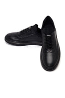 Male Black Lace-Up Leather Casual Shoes | Derimod Male Black Lace-Up Leather Casual Shoes | Derimod