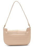 Women's Crocodile Detailed Shoulder Bag | Derimod Women's Crocodile Detailed Shoulder Bag | Derimod