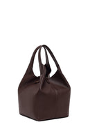 Woman Brown Casual Leather Shoulder Bag | Derimod Woman Brown Casual Leather Shoulder Bag | Derimod