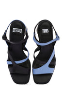 Camper Women's Multicolored Chunky Heel Ankle Strap Leather Sandals | Derimod Camper Women's Multicolored Chunky Heel Ankle Strap Leather Sandals | Derimod