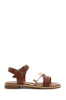 Women's Brown Ankle Buckle Leather Sandals | Derimod Women's Brown Ankle Buckle Leather Sandals | Derimod