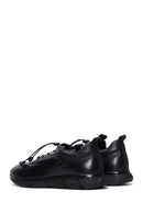 Men's Black Leather Casual Sneaker | Derimod Men's Black Leather Casual Sneaker | Derimod