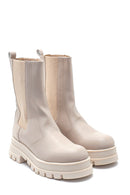 Women's Thick Sole Long Chelsea Boots | Derimod Women's Thick Sole Long Chelsea Boots | Derimod