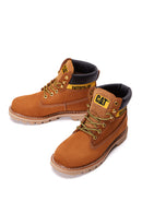 Caterpillar Men's Cinnamon Colorado Nubuck Leather Boots | Derimod Caterpillar Men's Cinnamon Colorado Nubuck Leather Boots | Derimod