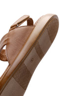 Women's Tan Leather Comfort Sandals | Derimod Women's Tan Leather Comfort Sandals | Derimod