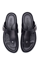 Men's Leather Flip Flops | Derimod Men's Leather Flip Flops | Derimod
