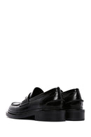 Kadın Siyah Deri Rugan Maskülen Loafer | Derimod Kadın Siyah Deri Rugan Maskülen Loafer | Derimod