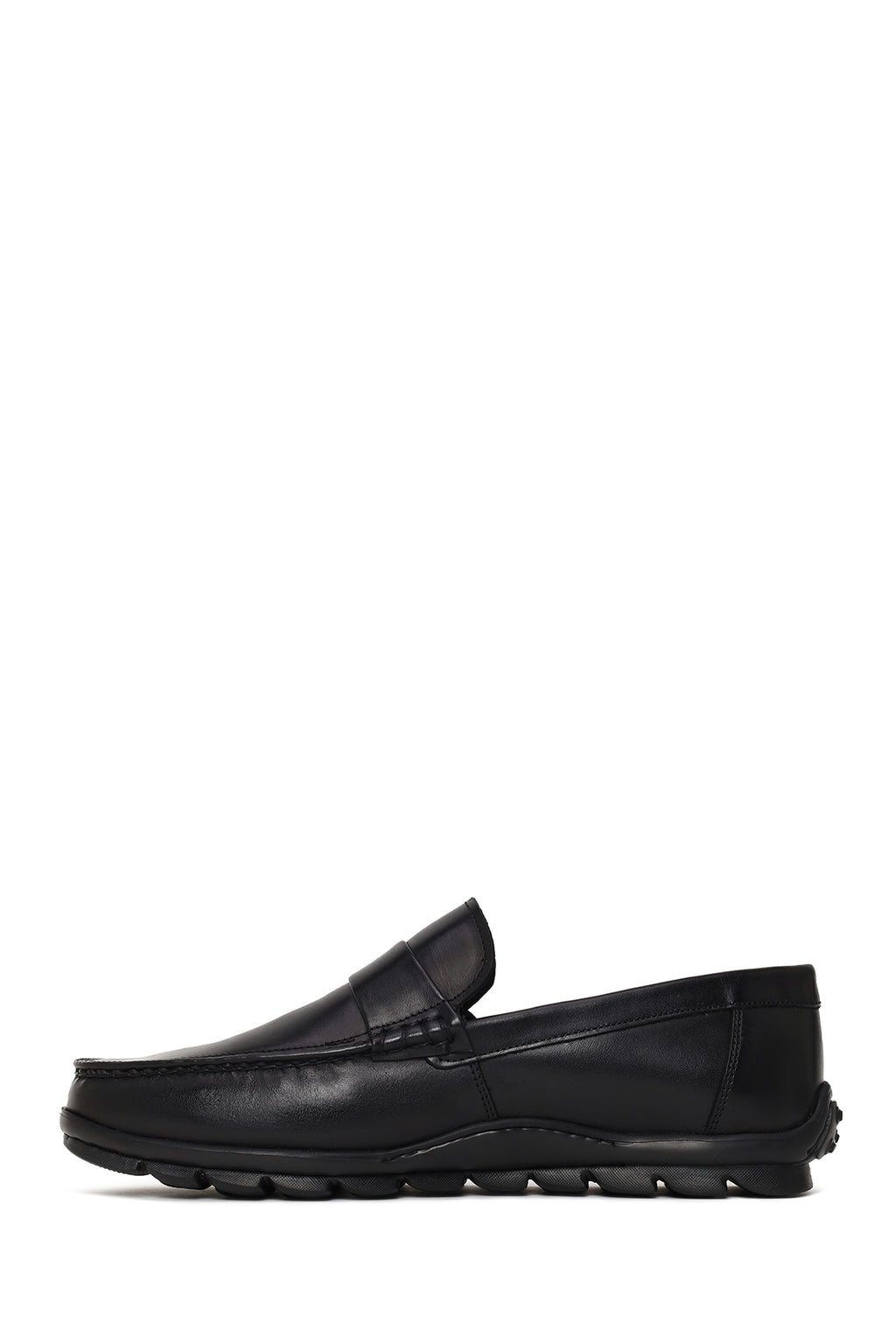 Erkek Siyah Deri Casual Loafer