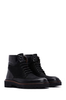 Men's Black Leather Boots | Derimod Men's Black Leather Boots | Derimod