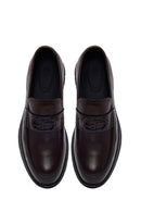 Erkek Kahverengi Tokalı Deri Casual Loafer | Derimod Erkek Kahverengi Tokalı Deri Casual Loafer | Derimod