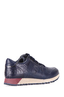 Kroko Desenli Erkek Deri Sneaker | Derimod Kroko Desenli Erkek Deri Sneaker | Derimod