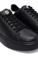 Erkek Siyah Bağcıklı Kalın Tabanlı Sneaker | Derimod Erkek Siyah Bağcıklı Kalın Tabanlı Sneaker | Derimod