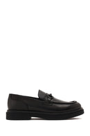 Erkek Siyah Tokalı Deri Casual Loafer | Derimod Erkek Siyah Tokalı Deri Casual Loafer | Derimod