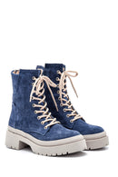 Women's Leather Suede Zippered Boots | Derimod Women's Leather Suede Zippered Boots | Derimod