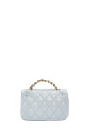 Women's Blue Long Strap Quilted Crossbody Bag | Derimod Women's Blue Long Strap Quilted Crossbody Bag | Derimod